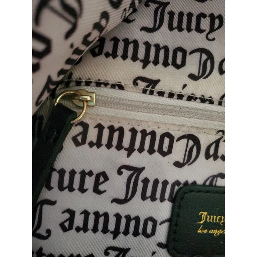 Juicy Couture Leather Backpack Purse RN#108833 Gold Hardware Rare Los Angeles